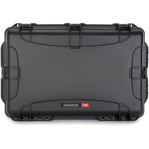 NANUK 965 Wasserdichter Hartschalenkoffer leer - Mit Rädern - Schwarz von NANUK