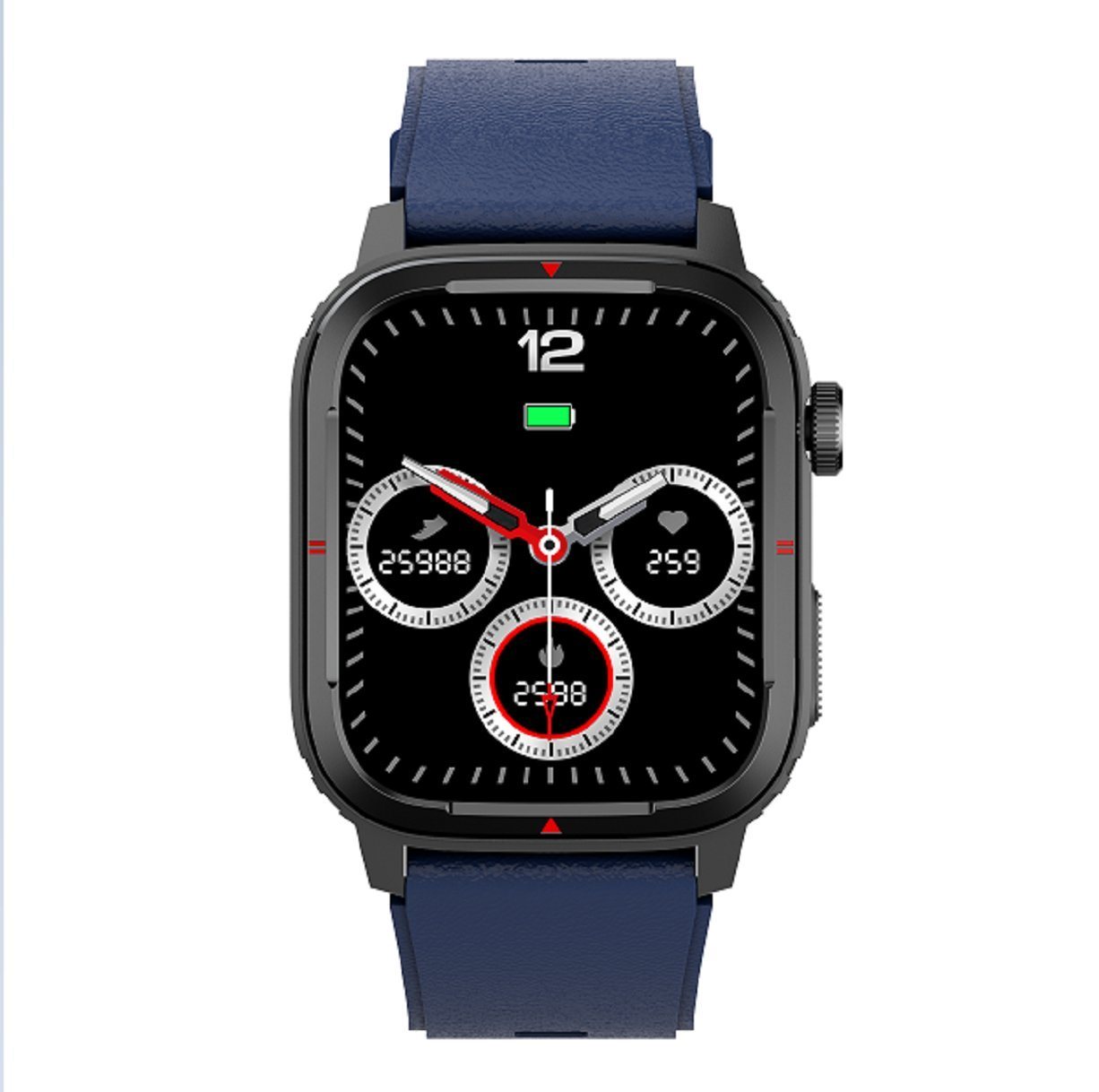 Nanway Q25 Smartwatch (1,28 Zoll), inkl. Ladestation, mit individuell einstellbarem Drehknopf von Nanway