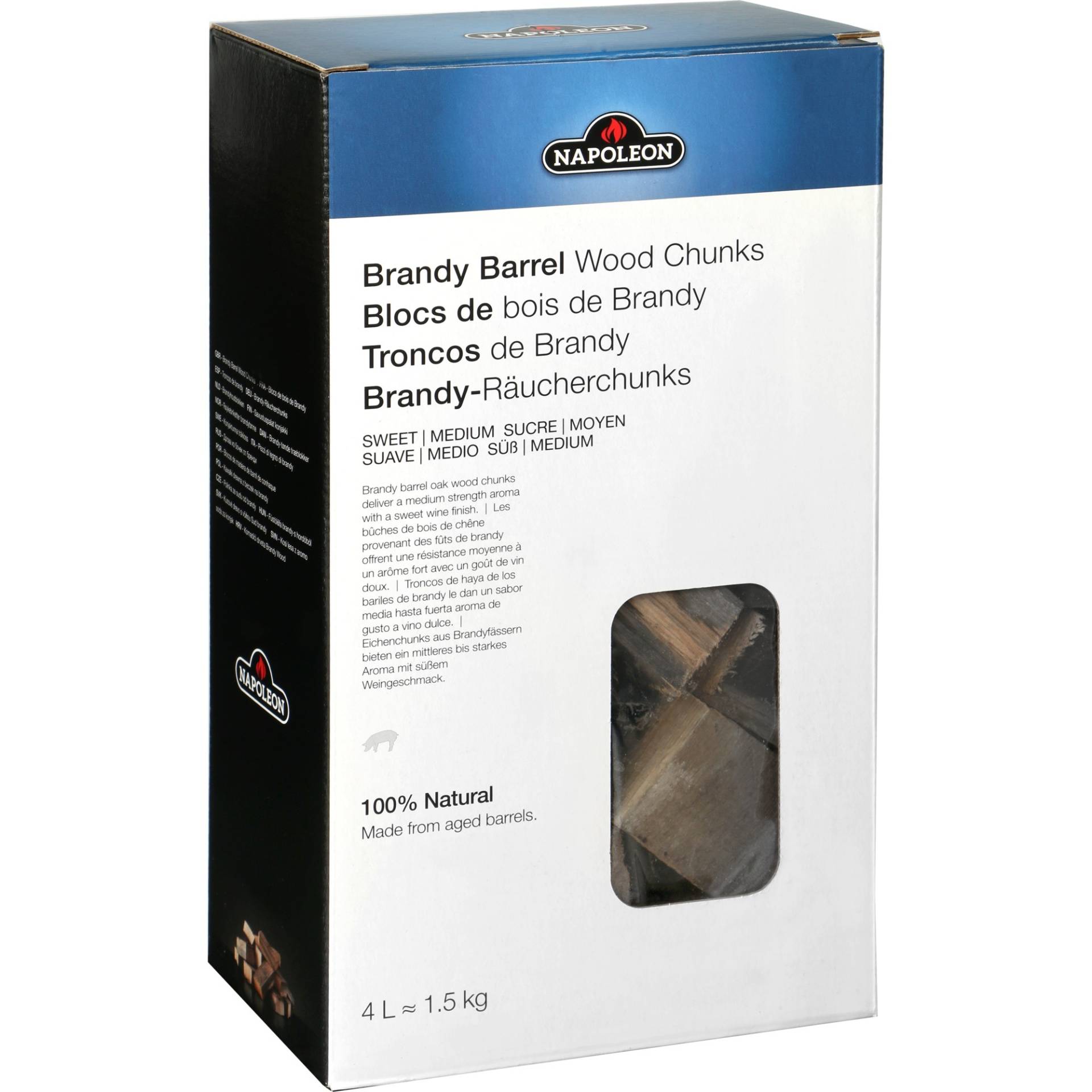 Holz-Räucherchunks Brandy-Eiche, Räucherchips Holz-Räucherchunks Brandy-Eiche, Räucherchips von Napoleon