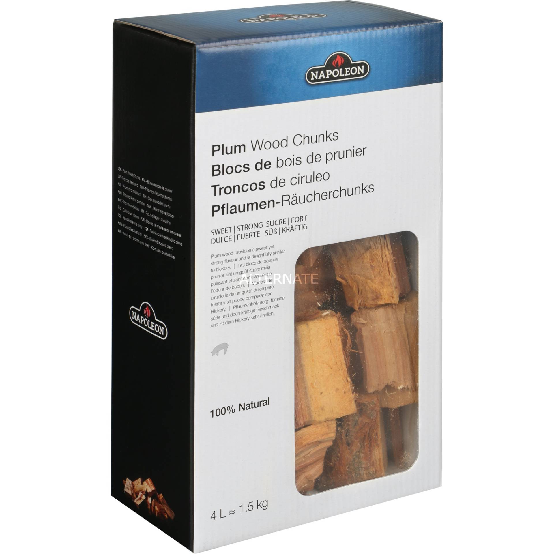 Holz-Räucherchunks Pflaume, Räucherchips Holz-Räucherchunks Pflaume, Räucherchips von Napoleon