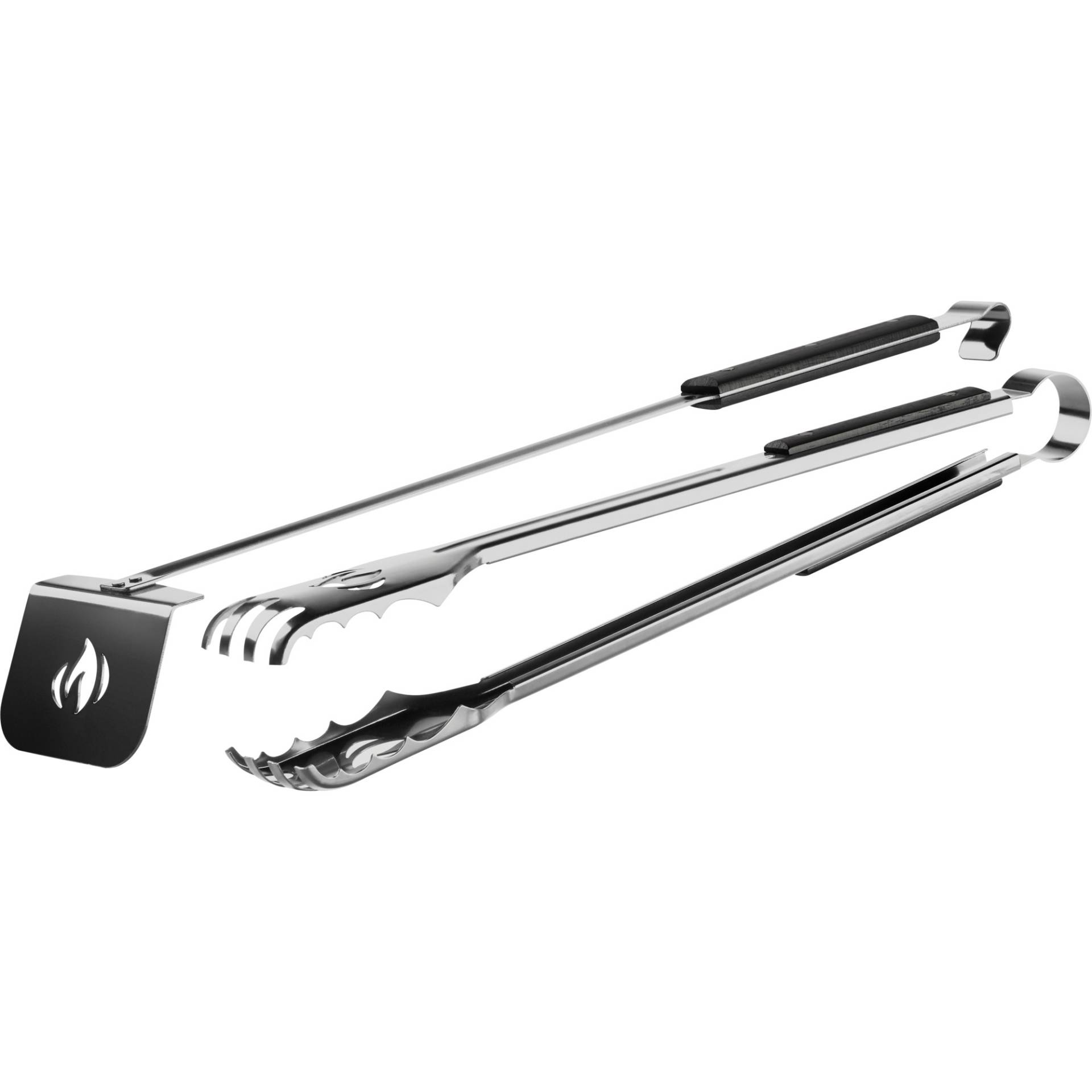 Holzkohle-Rechen und -Zange, Grillbesteck Holzkohle-Rechen und -Zange, Grillbesteck von Napoleon
