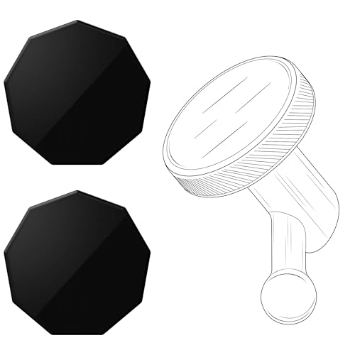 2 Stück selbstklebende Magnet-Ersatz für Garmin Low Profile Magnetische Halterung, nur Windschutzscheiben-Klebestück für Garmin Dashcam-Halterung 2 Stück selbstklebende Magnet-Ersatz für Garmin Low Profile Magnetische Halterung, nur Windschutzscheiben-Klebestück für Garmin Dashcam-Halterung von Naponal