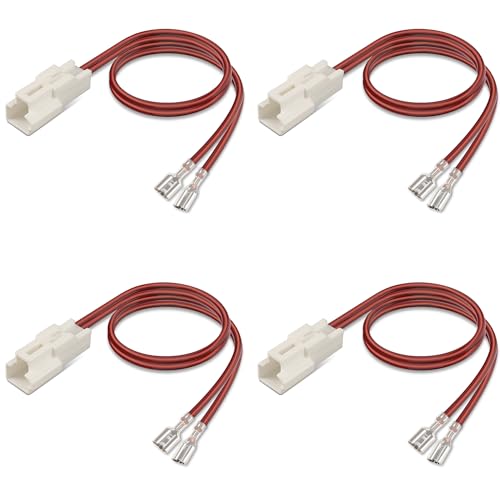 4 Stück 72-7300 Lautsprecher-Kabelbaum, dicker, längerer professioneller Lautsprecher-Kabelbaumkabel, Autotür-Lautsprecher-Kabelbaum, Ersatz-Lautsprecher-Adapter, Lautsprecher-Anschlussstecker für 4 Stück 72-7300 Lautsprecher-Kabelbaum, dicker, längerer professioneller Lautsprecher-Kabelbaumkabel, Autotür-Lautsprecher-Kabelbaum, Ersatz-Lautsprecher-Adapter, Lautsprecher-Anschlussstecker für von Naponal