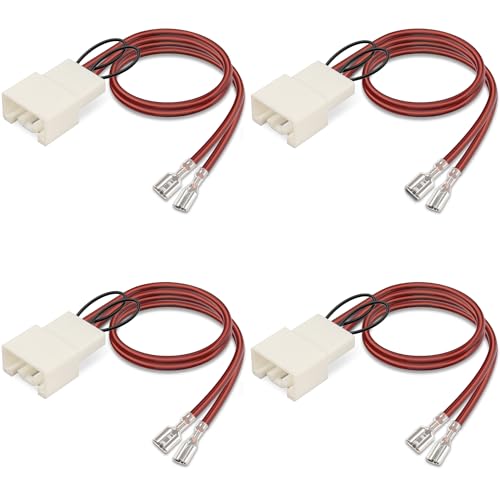 Professioneller 72-5602 Lautsprecher-Kabelbaum, dicker, längerer Lautsprecher-Kabelbaum-Ersatz, 72-5602 Lautsprecher-Kabelbaum-Adapter für Ford F150 Escape Focus Fusion Explorer Edge Mazda, 4 Stück von Naponal