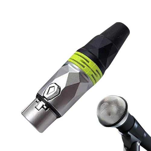 Adapter Buchse, Audiobuchse | Audio-Buchsenadapter Kabeladapter – vergoldeter Mikrofonstecker, auf Audiobuchse, für Mikrofon Adapter Buchse, Audiobuchse | Audio-Buchsenadapter Kabeladapter – vergoldeter Mikrofonstecker, auf Audiobuchse, für Mikrofon von Naqqios