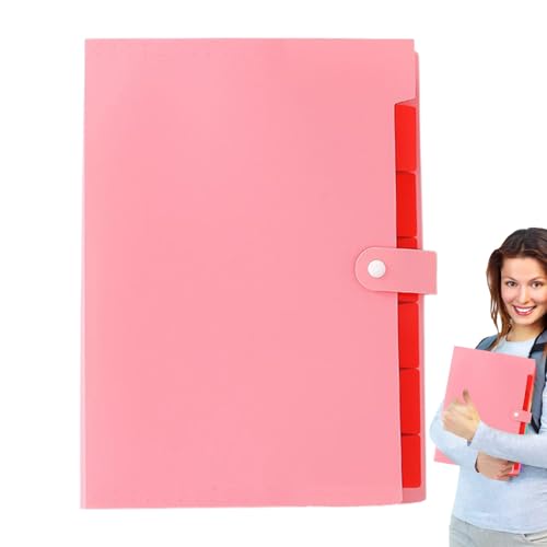Aktenordner, Organizer aus Papier – Multifunktions-Ordner, tragbar, mit farbigen Etiketten und sieben Taschen für die Verwaltung von Dokumenten und Quittungen zu Hause und im Büro Aktenordner, Organizer aus Papier – Multifunktions-Ordner, tragbar, mit farbigen Etiketten und sieben Taschen für die Verwaltung von Dokumenten und Quittungen zu Hause und im Büro von Naqqios