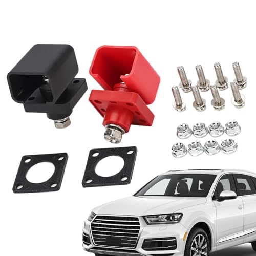 Autobatterie-Steckverbinder, Batterieklemmenstecker – 2 Stück Batterieanschlüsse durch das Panel, elektrische Ausrüstung 100 A, Batterieklemmenenden, durch die Autobatterie-Steckverbinder, Batterieklemmenstecker – 2 Stück Batterieanschlüsse durch das Panel, elektrische Ausrüstung 100 A, Batterieklemmenenden, durch die von Naqqios