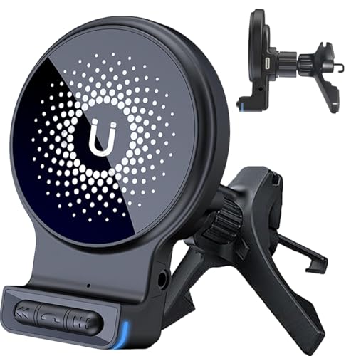 Halo Lock für Kfz-Ladegerät – Telefonhalterung, um 360 Grad drehbar, 15 W, magnetische KFZ-Halterung für Telefon Halo Lock für Kfz-Ladegerät – Telefonhalterung, um 360 Grad drehbar, 15 W, magnetische KFZ-Halterung für Telefon von Naqqios
