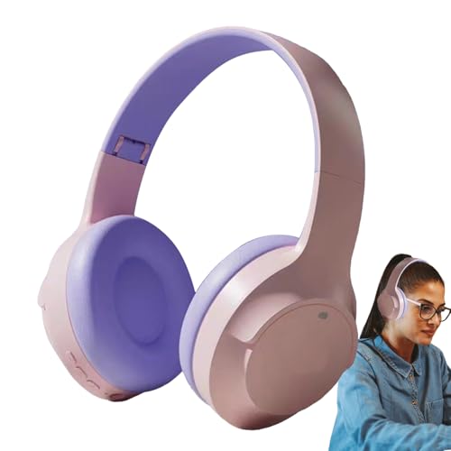 Kabellose Kopfhörer für die Arbeit - schallisolierte Kopfhörer für Erwachsene | HiFi-Sound in kabellosen Over-Ear-Kopfhörern, tragbare, kabellose Kopfhörer mit Cancel Kabellose Kopfhörer für die Arbeit - schallisolierte Kopfhörer für Erwachsene | HiFi-Sound in kabellosen Over-Ear-Kopfhörern, tragbare, kabellose Kopfhörer mit Cancel von Naqqios