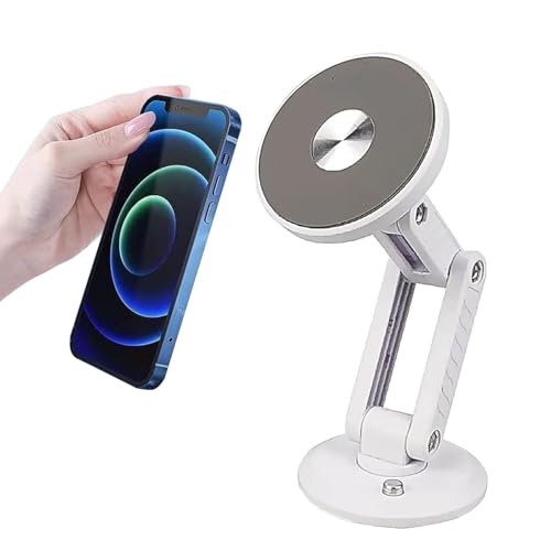 Magnetische Telefonhalterung – Telefonhalterung fürs Auto, faltbare magnetische Telefonhalterung | Multifunktionale Telefonhalterung mit stabiler Basis, Zubehör für Reisen im Auto von Naqqios