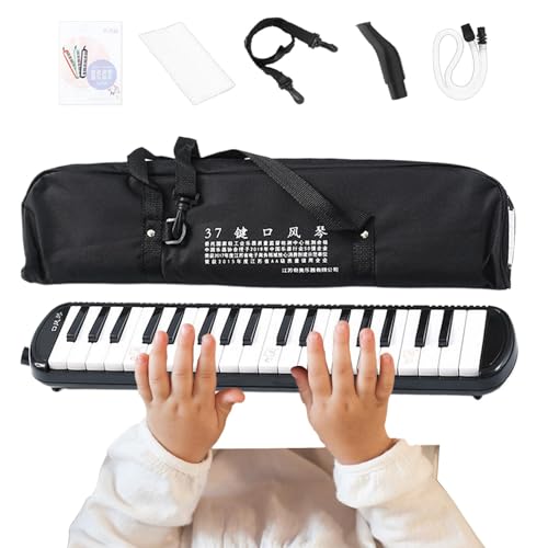 Melodische Musikinstrumente - Klavier mit Lufttastatur Melodica Instrument | harmonisches Instrument mit 32-Tasten-Tastatur mit Tragetasche für Anfänger und Profis Melodische Musikinstrumente - Klavier mit Lufttastatur Melodica Instrument | harmonisches Instrument mit 32-Tasten-Tastatur mit Tragetasche für Anfänger und Profis von Naqqios