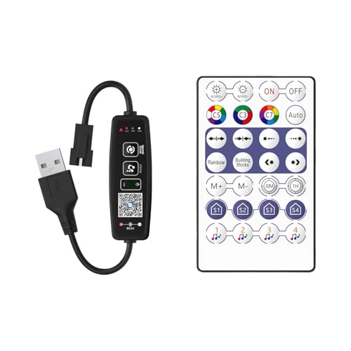 Naqqios LED Variator Controller - LED Light Strip Controller, Remote -LED -Stufe Ohne | 5-24V Fernbedienung Für LED-Glühbirnen, LED-Lichtstreifen, IR-Fernbedienung, Variator Naqqios LED Variator Controller - LED Light Strip Controller, Remote -LED -Stufe Ohne | 5-24V Fernbedienung Für LED-Glühbirnen, LED-Lichtstreifen, IR-Fernbedienung, Variator von Naqqios