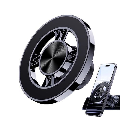 Naqqios Telefonhalterung für Armaturenbrett – Dashboard Magnetic Phone Halterung | Magnetische Telefonhalterung zur Montage des Telefons | Autozubehör 360 Grad drehbar von Naqqios