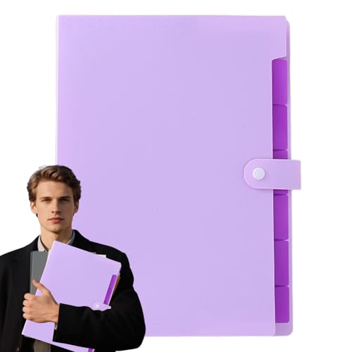 Ordner für Dokumente | Organizer aus Papier | tragbarer Multifunktionsordner mit farbigen Etiketten und sieben Taschen für die Verwaltung von Dokumenten und Quittungen zu Hause und im Büro Ordner für Dokumente | Organizer aus Papier | tragbarer Multifunktionsordner mit farbigen Etiketten und sieben Taschen für die Verwaltung von Dokumenten und Quittungen zu Hause und im Büro von Naqqios