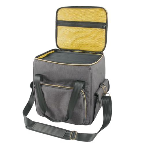 Record Holder Box – Transportbox für Medien, Album-Organizer | Albumschutztasche, CDS-Tasche mit großer Kapazität, Tragetasche zur Aufbewahrung von Alben, Aufbewahrungsbehälter Record Holder Box – Transportbox für Medien, Album-Organizer | Albumschutztasche, CDS-Tasche mit großer Kapazität, Tragetasche zur Aufbewahrung von Alben, Aufbewahrungsbehälter von Naqqios