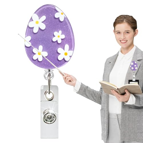 Reels Osterabzeichen, Spule für Osterabzeichen, mit Clip, niedliche Kartenclips, Teleskop-Oster-Elektrizität – einfacher Verschluss, schöner Kartenhalter für Jungen Mädchen Damen Herren Reels Osterabzeichen, Spule für Osterabzeichen, mit Clip, niedliche Kartenclips, Teleskop-Oster-Elektrizität – einfacher Verschluss, schöner Kartenhalter für Jungen Mädchen Damen Herren von Naqqios