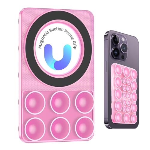 Telefongriff mit Saugnapf, Silikon-Saugnapf-Telefonhalterung, magnetischer Saugnapf, Handy-Halterung mit Saugnapf, Handyhalterung für Selfies auf Fen von Naqqios
