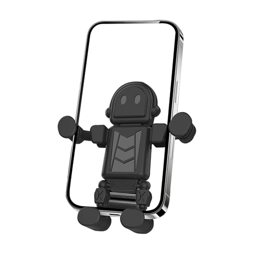 Telefonhalterung für Lüftungsschlitze für das Auto, automatische Telefonhalterung | Roboterform der Handyhalterung von Naqqios