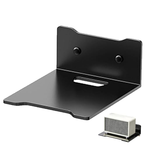 Wandhalterung für Router – Regalhalterung für Router Wand | Wandregal für Kamera, AV-Rack aus Metall, platzsparendes WLAN-Rack mit Kabelmanagement P von Naqqios