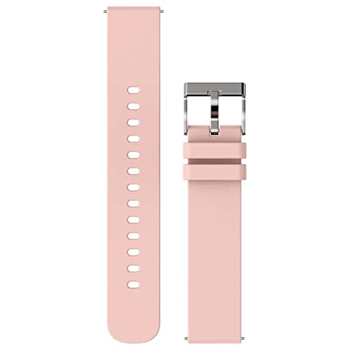 Narcid Smartwatch 22mm Ersatzarmbänder für P66,Silikonarmband, Verstellbare Ersatzbänder，Umfang 170mm-230mm (1Pcs Rosa) von Narcid