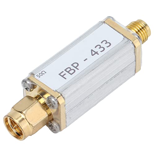 Bandpass-Filtermodul, 433 MHz störungsfreies SMA-Schnittstellenfilter für Bildübertragungsempfänger – Aluminiumgehäuse, 50Ohm, einfache Installation von Naroote