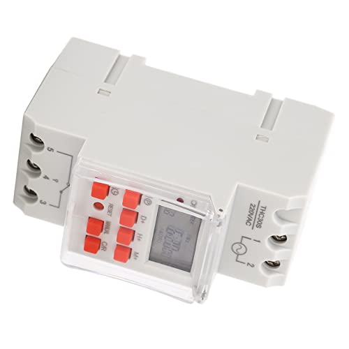 Digitale Zeitschaltuhr, 30A Zeitschaltuhr LCD-Display 1 Sekunde Timing für Sicherheit von Naroote