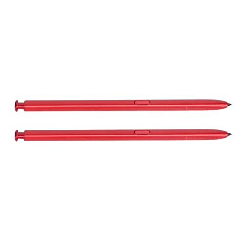 Eingabestift für Touchscreen, Professioneller, Leichter, Stabiler Kunststoff-Eingabestift für Telefon mit Ersatzspitze Zum Austausch (Rot) von Naroote