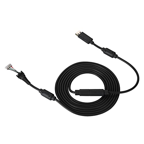 Ersatzkabel für 360 Controller, USB 4-poliges Gamepad-Kabel, Ersatzkabel mit Breakaway-Adapter für 360 Controller – Premium-Qualität (Schwarz) von Naroote