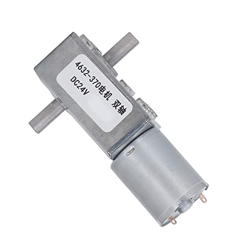 Getriebemotor, Turbinenschnecken-Doppelwellen-CW-CCW-Rotation DC 24V-Geschwindigkeitsreduzierungsgetriebemotor für die Automatisierung (210 U/min) von Naroote