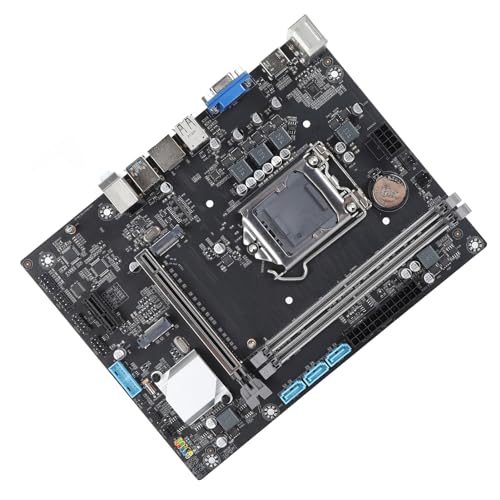 Motherboard, CPU-Motherboard Combo LGA 1151 Motherboard M ATX Dual Channel DDR4 3.0 Gigabit Netzwerk HD VGA-Ausgang Desktop-Motherboard für Computer von Naroote