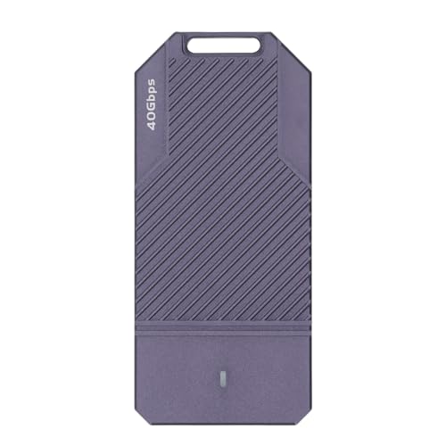 NVME-Gehäuse, SSD-Gehäuse USB 4.0 SSD-Gehäuse 40 Gbit/s M.2 NVME Solid State Drive-Gehäuse für 3 4 für für für OS X von Naroote