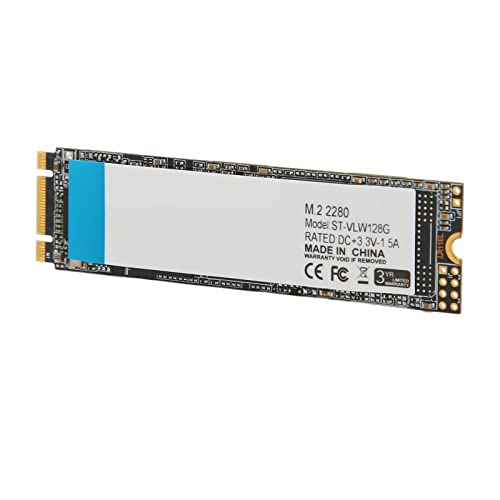 Naroote 1 TB SSD, Nvme SSD 1 TB Interne Gaming-SSD M.2 2280 SATA III 6 Gbit/s 3D TLC NAND 500/450 MB/s Computer-SSD 1 TB Nvme für Desktop-Laptop-Motherboard (128GB) von Naroote