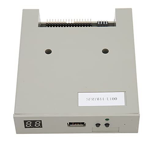 Naroote 3,5 Zoll Diskettenlaufwerk-Emulator, 32-Bit-CPU-Design, 1,44 MB Diskettenlaufwerk-Emulator, ABS-Material, für industrielle Steuergeräte von Naroote