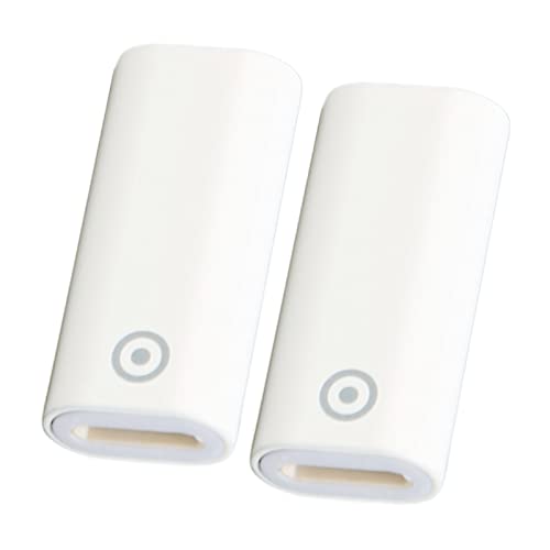 Naroote Bleistift-Ladeadapter, 2 Stück, Ladeadapter, Kleiner Kompakter Stylus-Ladeadapter, Ersatzstift, USB-C-Adapter, Bleistift, (Geben Sie C für Lightning ein) von Naroote
