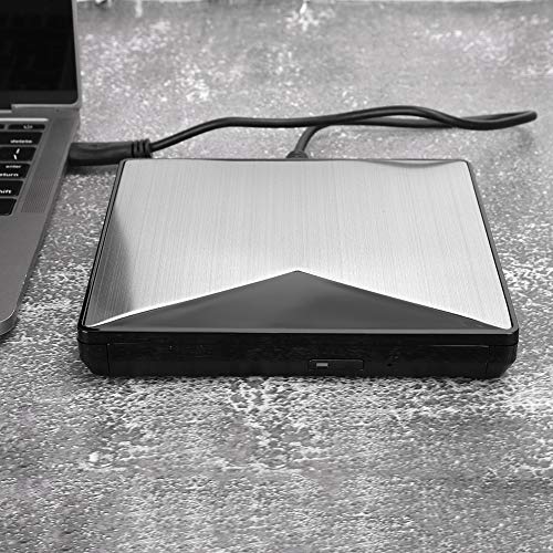 Naroote Externes CD/DVD-Laufwerk für Laptop, CD-Laufwerk, Externes DVD-Laufwerk, Aluminiumlegierung, USB 3.0, Desktop-Notebook-DVD-Player für Laptop, Tragbare USB-Schnittstelle Naroote Externes CD/DVD-Laufwerk für Laptop, CD-Laufwerk, Externes DVD-Laufwerk, Aluminiumlegierung, USB 3.0, Desktop-Notebook-DVD-Player für Laptop, Tragbare USB-Schnittstelle von Naroote