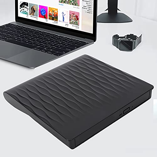 Naroote Externes DVD-Laufwerk für Laptop, Tragbarer DVD-Player, DVD-Player für Laptop, 12,7 Mm USB 3.0 Optisches Laufwerk für Desktop-Notebook Naroote Externes DVD-Laufwerk für Laptop, Tragbarer DVD-Player, DVD-Player für Laptop, 12,7 Mm USB 3.0 Optisches Laufwerk für Desktop-Notebook von Naroote
