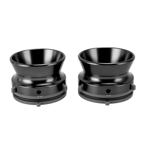 Naroote NAB-Nabenadapter, 10-Zoll-Öffner, 1 Paar Polierte Universallader mit Stabiler Konstruktion für Reel-to-Reel-Spieler (BLACK) von Naroote