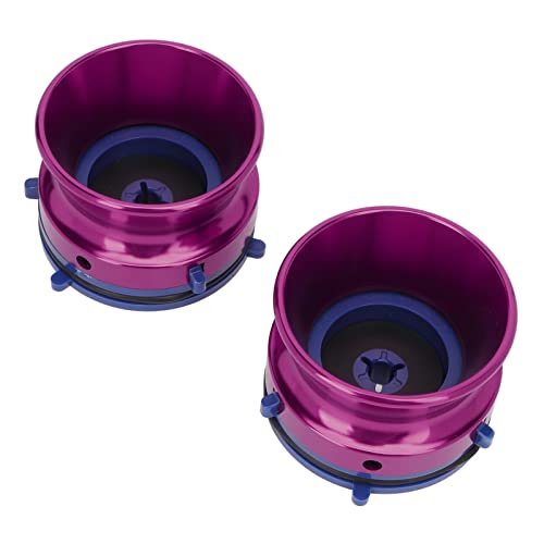 Naroote Nab-Buchsenadapter aus Aluminiumlegierung, Einfache Installation, 10-Zoll-Öffner, Lose, 1 Paar für Tonbandgerät von Spule zu Spule (Purple) von Naroote