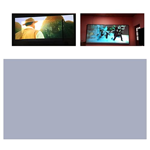Projektionsleinwand, Tragbare Projektorleinwand, Projektorvorhang 16:9 Anti-Licht-Klappleinwand aus Metall 60 Zoll für den Außenbereich von Naroote
