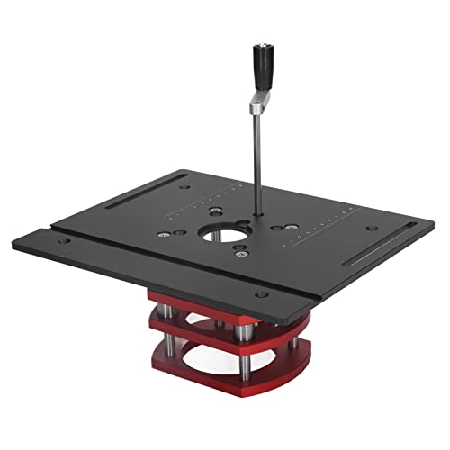 Router Lift, Frästisch Für Oberfräse, Router Tisch Lfitt, Präzise Router Lift System für 64-66mm Durchmesser Motor Manueller Lift Router Lift Oberfräse Fräslift für DIY, Holzbearbeitung Router Lift, Frästisch Für Oberfräse, Router Tisch Lfitt, Präzise Router Lift System für 64-66mm Durchmesser Motor Manueller Lift Router Lift Oberfräse Fräslift für DIY, Holzbearbeitung von Naroote