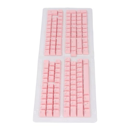 Tastaturschlüsselkaps, Tastaturkappen 132 Taste Tastatur Keycap (PINK) von Naroote