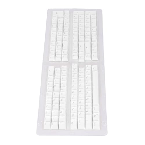 Tastaturschlüsselkaps, Tastaturkappen 132 Taste Tastatur Keycap (WHITE) von Naroote