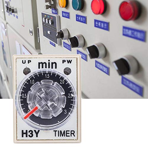 Zeitrelais, Zeitrelais H3Y-2 Einschaltverzögerungs-Timer 0-3 Minute 8 Pin 24V 110V 220V(24VDC) von Naroote