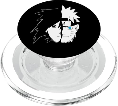 Naruto Sasuke Split Face PopSockets PopGrip für MagSafe Naruto Sasuke Split Face PopSockets PopGrip für MagSafe von Naruto