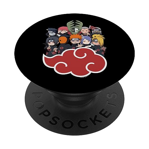 Naruto Shippuden Akatsuki Group SD PopSockets Klebender PopGrip von Naruto