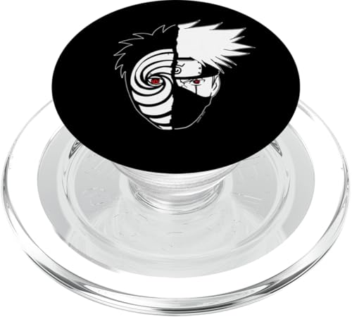 Naruto Shippuden Kakashi Tobi Split Face PopSockets PopGrip für MagSafe von Naruto