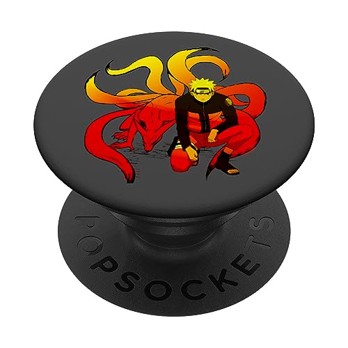 Naruto Shippuden Naruto and 9 Tails PopSockets mit austauschbarem PopGrip von Naruto