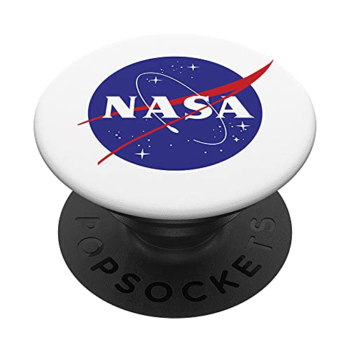 NASA Classic Red White Blue Galaxy NASA Logo PopSockets mit austauschbarem PopGrip von Nasa