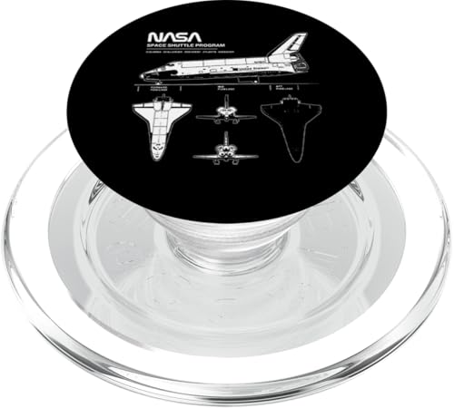 NASA Shuttle Linie Kunst PopSockets PopGrip für MagSafe NASA Shuttle Linie Kunst PopSockets PopGrip für MagSafe von Nasa