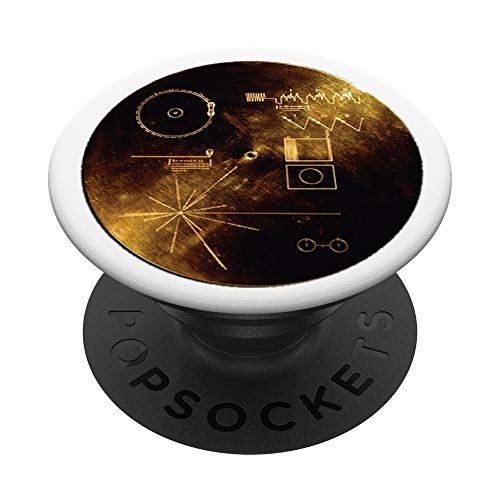 NASA Voyager - The Golden Record Cover PopSockets PopGrip: Ausziehbarer Sockel und Griff für Handys/Tablets mit Tauschbarem Top NASA Voyager - The Golden Record Cover PopSockets PopGrip: Ausziehbarer Sockel und Griff für Handys/Tablets mit Tauschbarem Top von Nasa